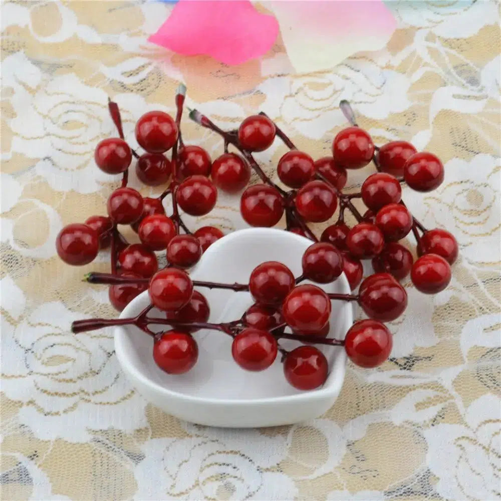 10Pcs Artificial Berry Bacca Bouquet  