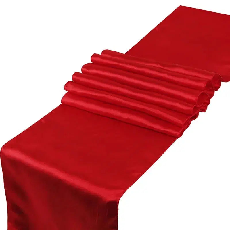 10Pcs/Set Satin Table Runner 30cm x 275cm  