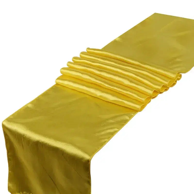 10Pcs/Set Satin Table Runner 30cm x 275cm  