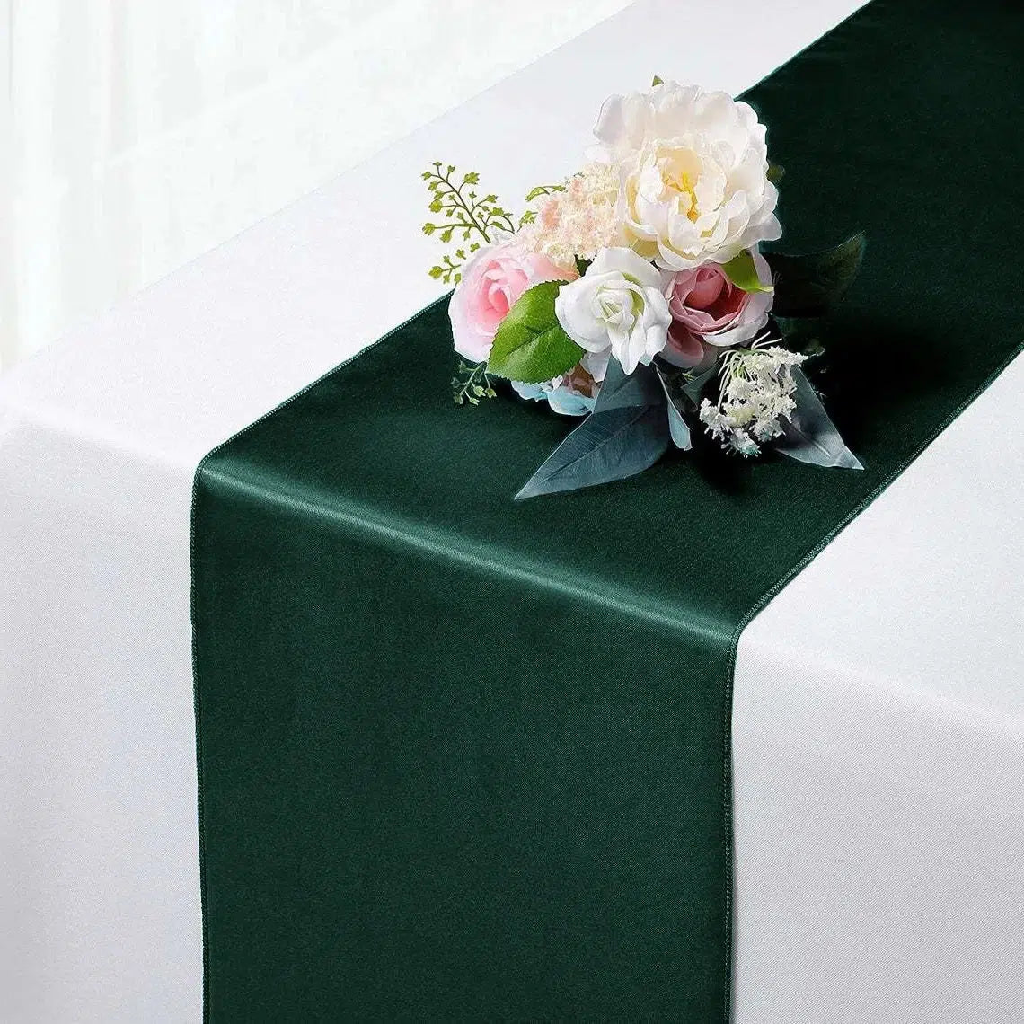 10Pcs/Set Satin Table Runner 30cm x 275cm  