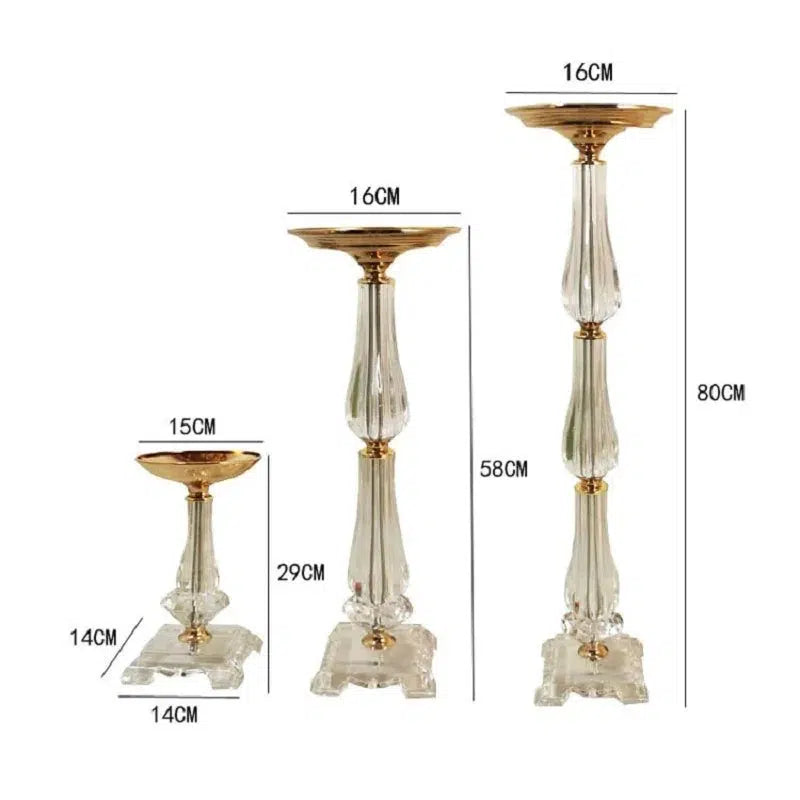 Wedding decoration pillars acrylic flower Stand  