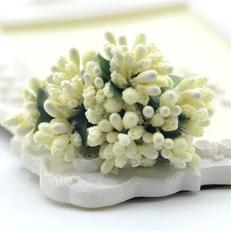 12pcs mini bud stamens artificial bouquet  