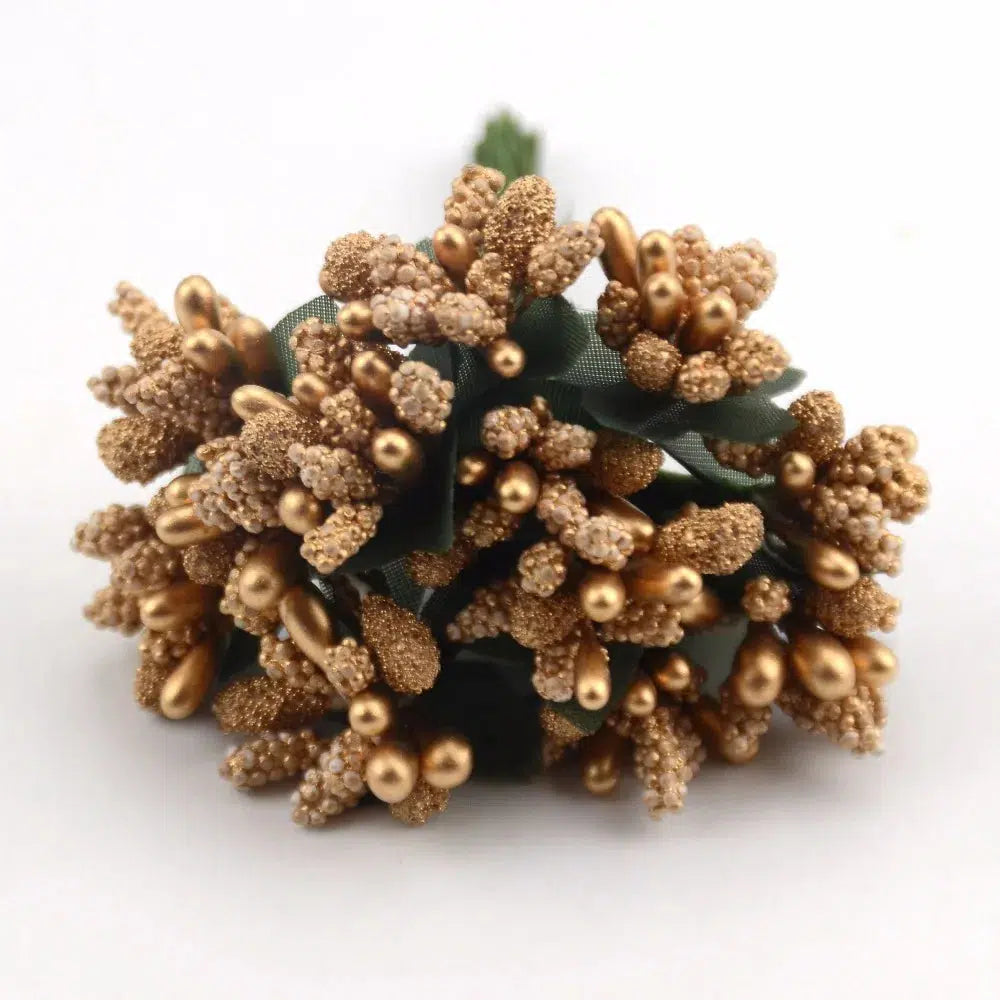 12pcs mini bud stamens artificial bouquet  