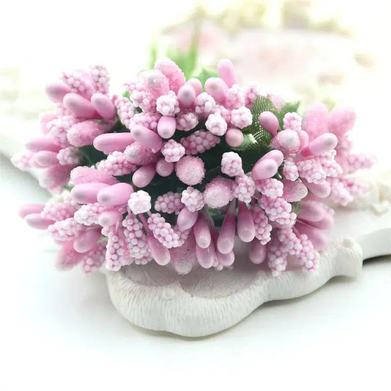 12pcs mini bud stamens artificial bouquet  