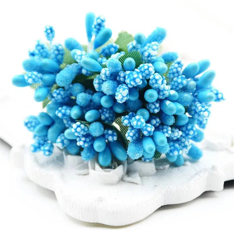 12pcs mini bud stamens artificial bouquet  