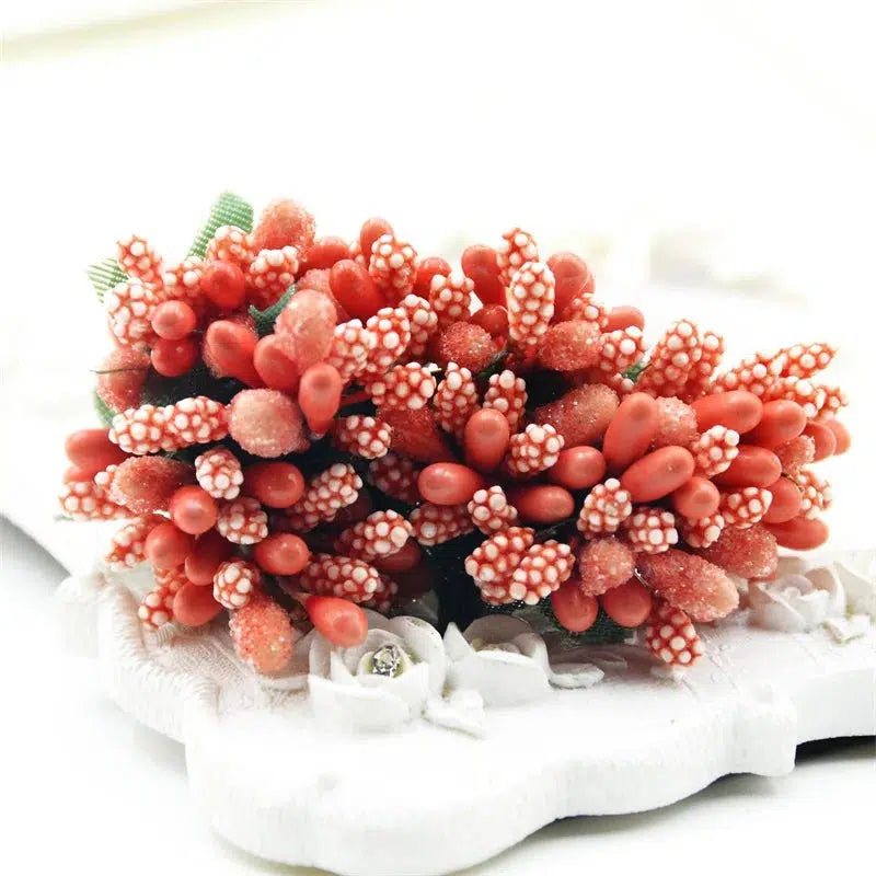 12pcs mini bud stamens artificial bouquet  