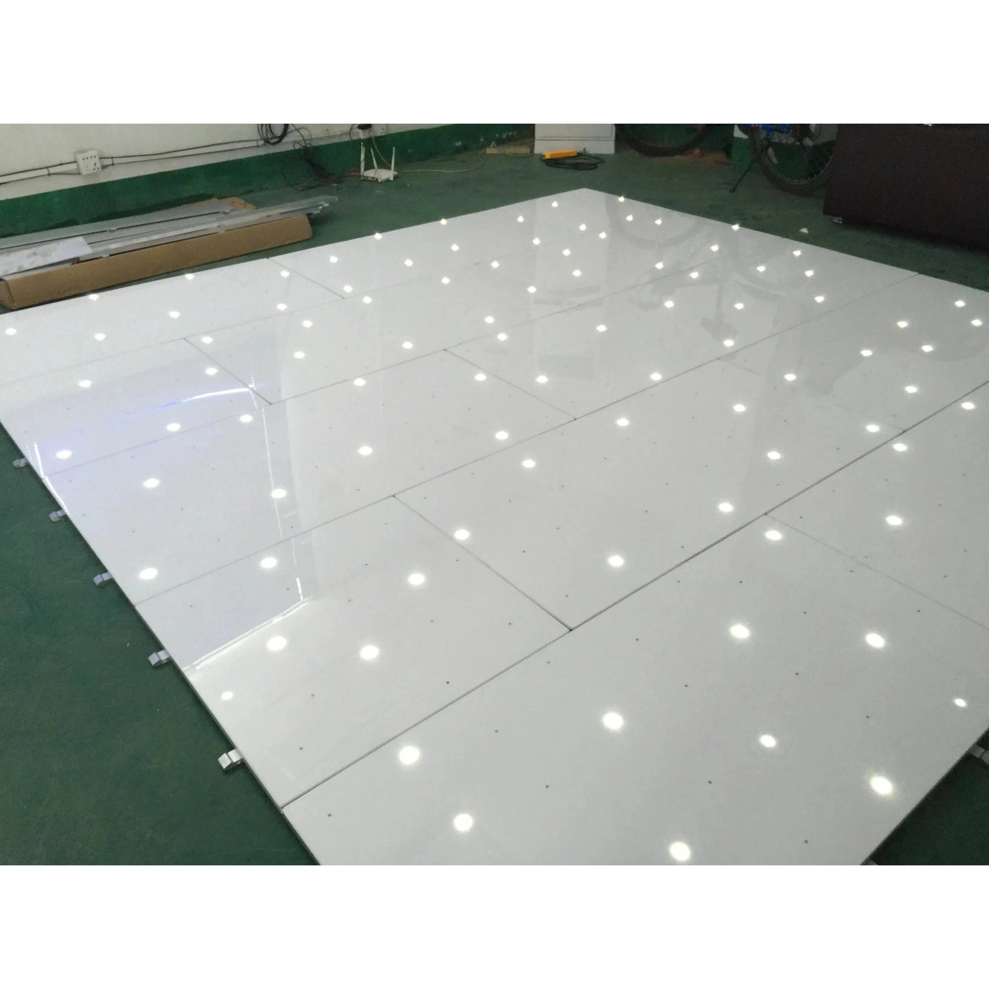 Dance Floor White/Black Tiles DJ Floor Light Event Stage  