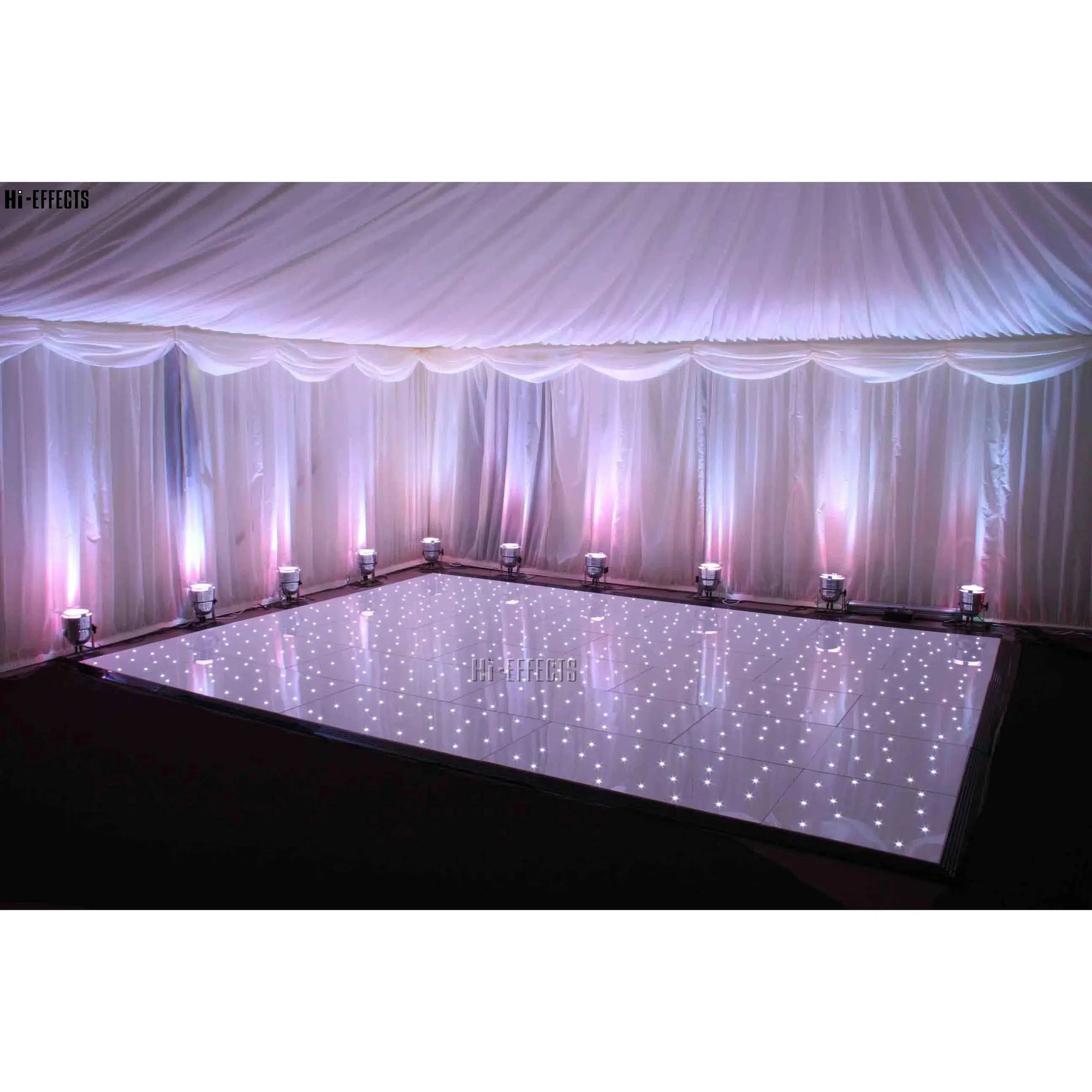 Dance Floor White/Black Tiles DJ Floor Light Event Stage  
