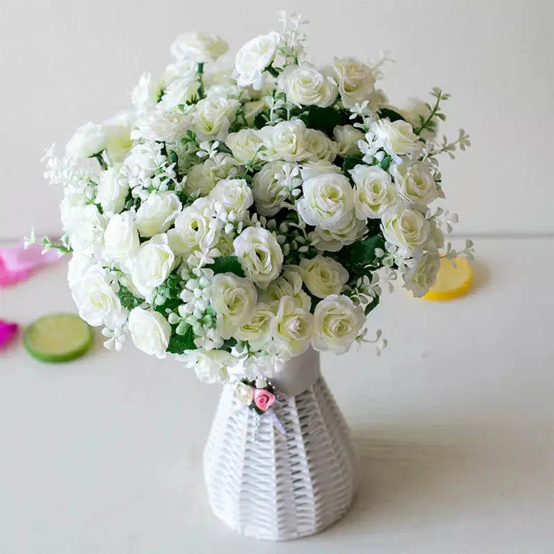 15 Heads Mini Roses Bouquet Artificial Flower  