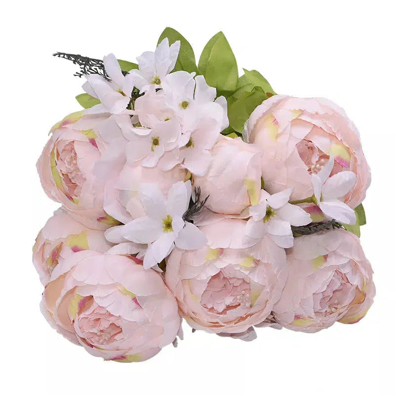 1Bunch European Artificial Peony Flowers Silk  