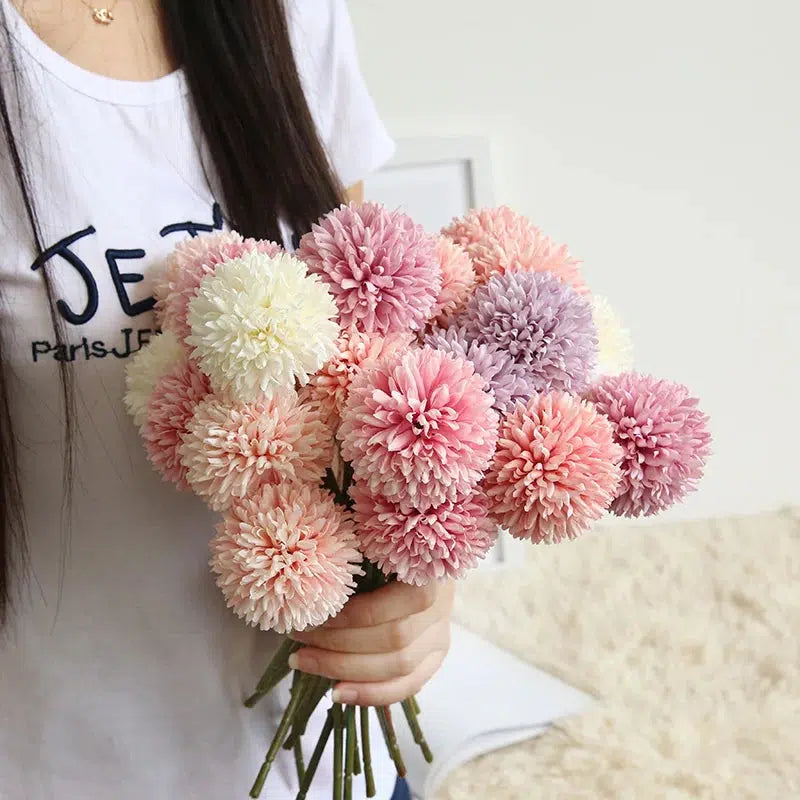 1Pc Artificial Flower Bouquet Dandelion  