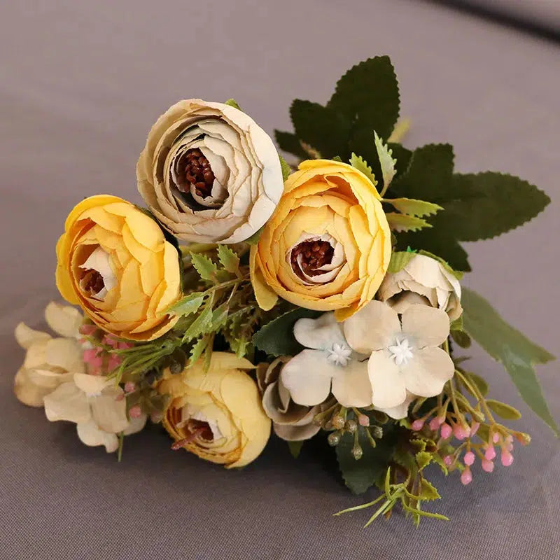 1pcs bundle Silk tea roses Bride bouquet  