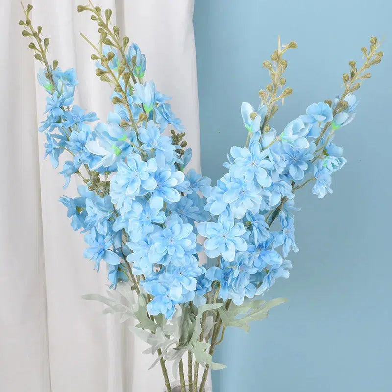 2 Fork Flocking Delphinium Artificial Flower  