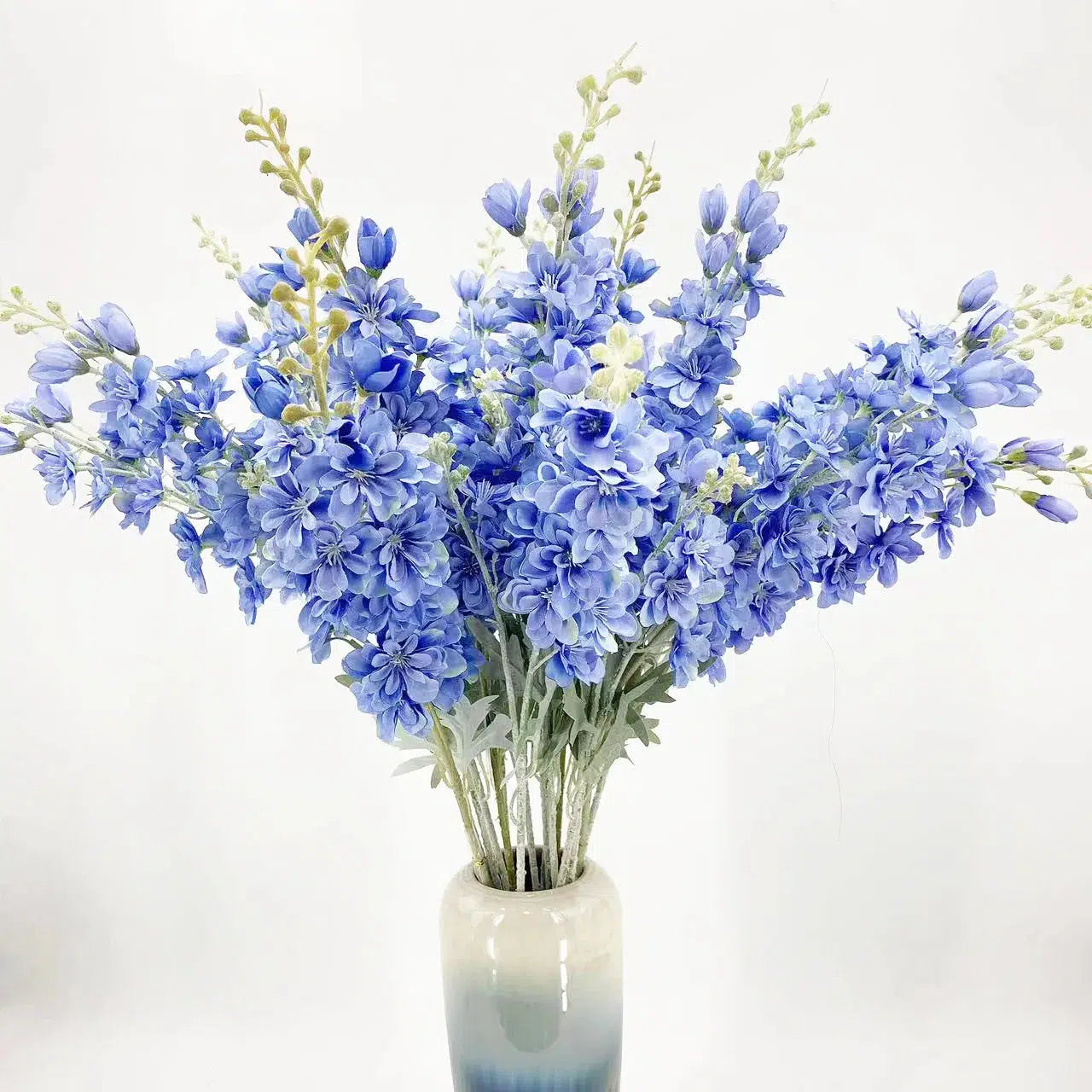 2 Fork Flocking Delphinium Artificial Flower  