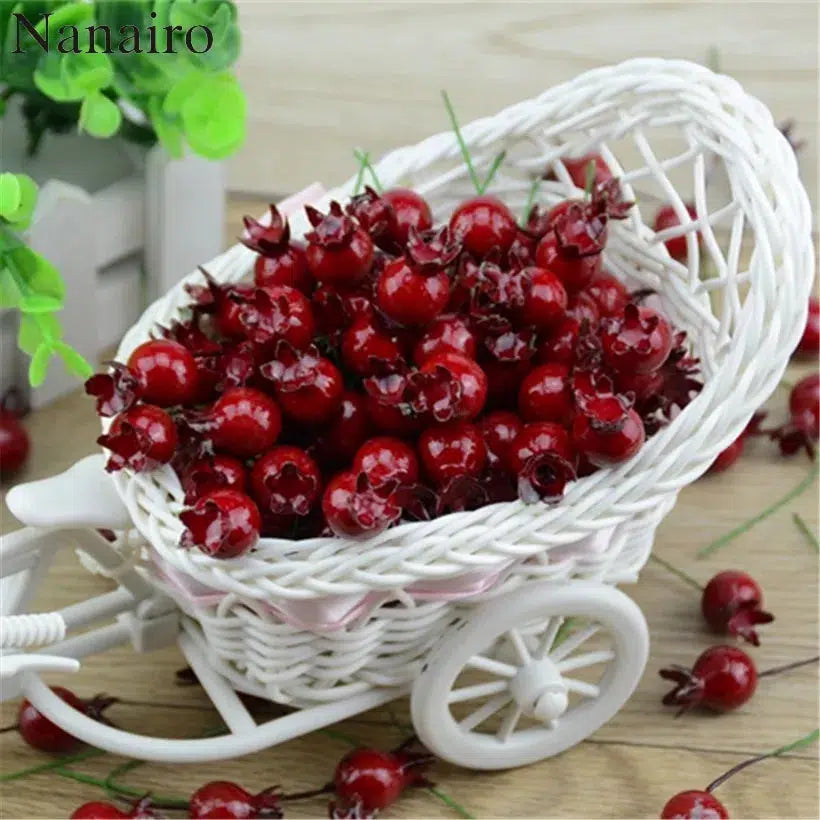 20 Pcs Mini Artificial Plastic Pomegranate  