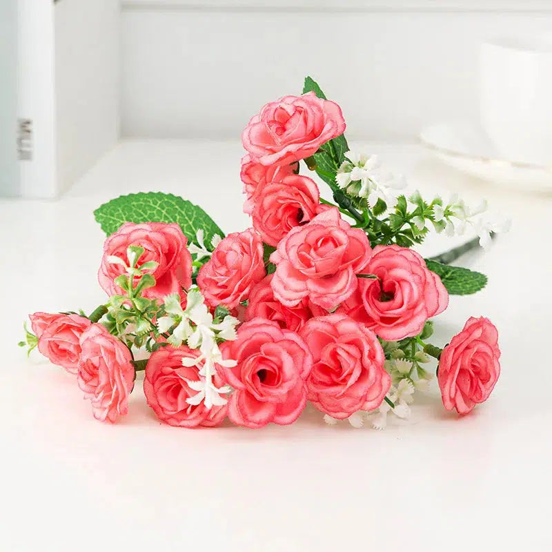 20 flower head 1 bouquet small bud rose  