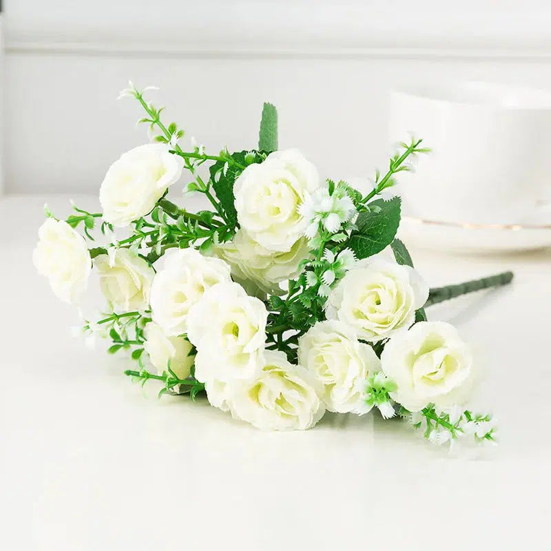 20 flower head 1 bouquet small bud rose  