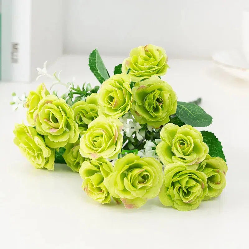 20 flower head 1 bouquet small bud rose-Bouquet