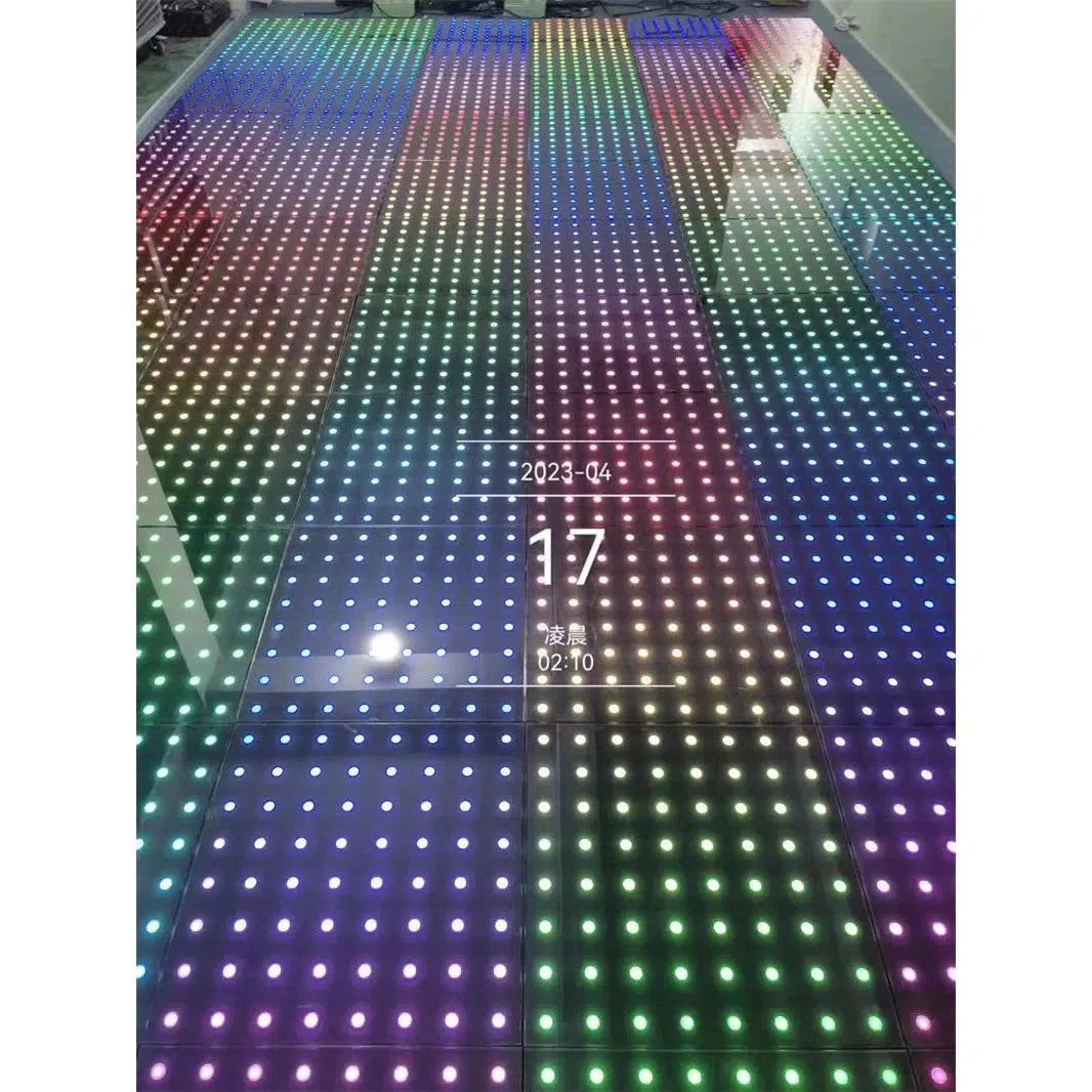 24 pieces 50x50 professional dj RGB disco Digital dance floor  