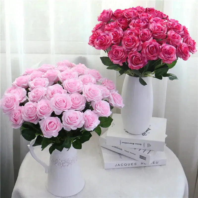 25pcs/Lot New Artificial Flowers Rose Peony Floral  