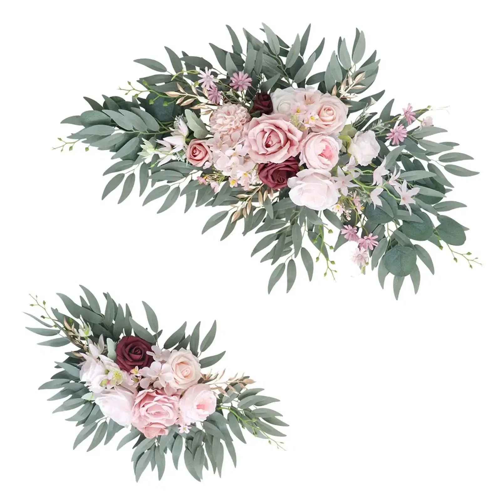 2Pcs Wedding Arch Flower Leaves Floral Arrangement  