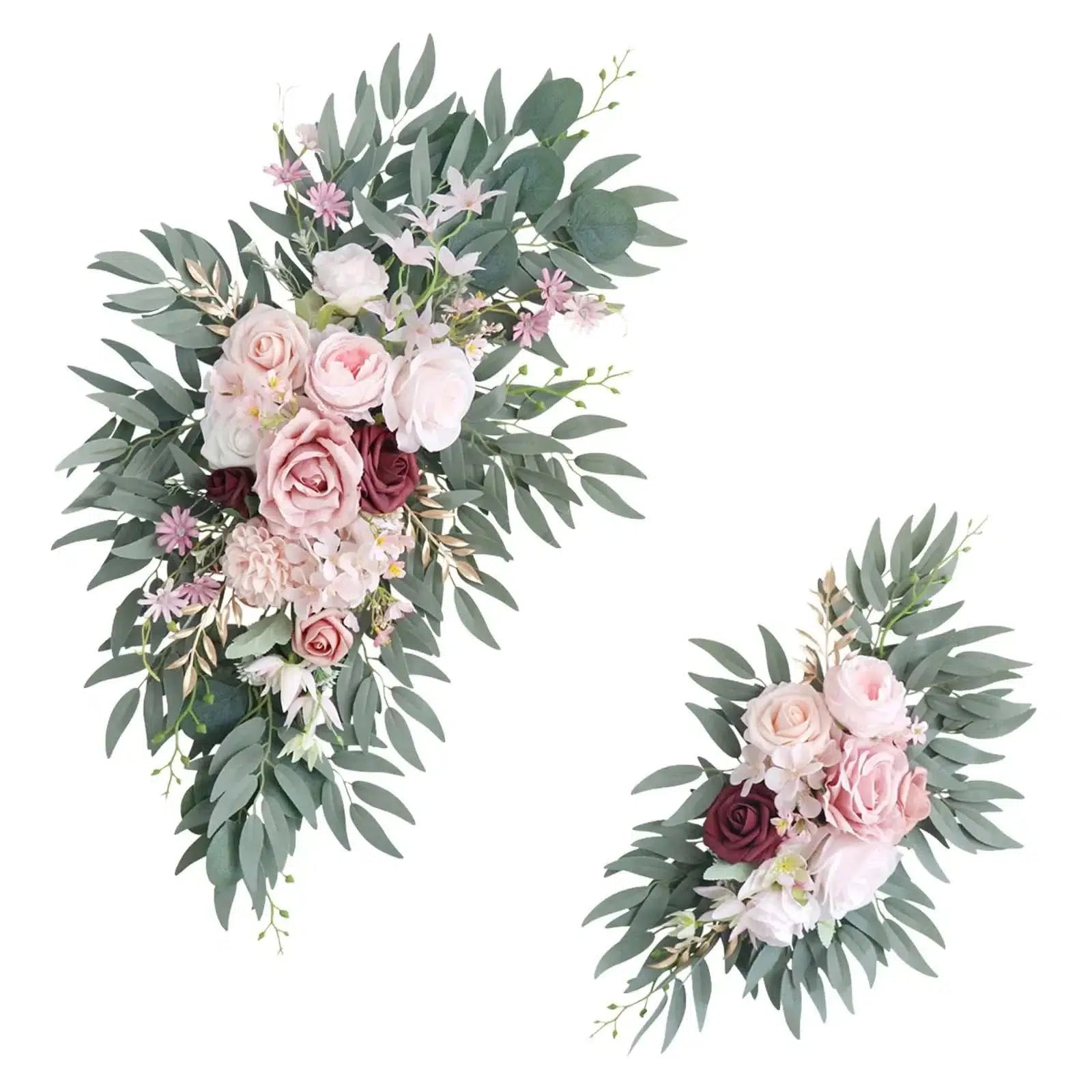 2Pcs Wedding Arch Flower Leaves Floral Arrangement  