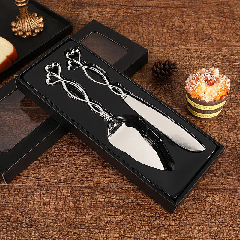 2pcs/set Wedding Cake Knife & Shovel Set  