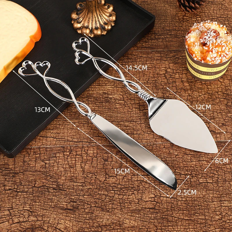 2pcs/set Wedding Cake Knife & Shovel Set  