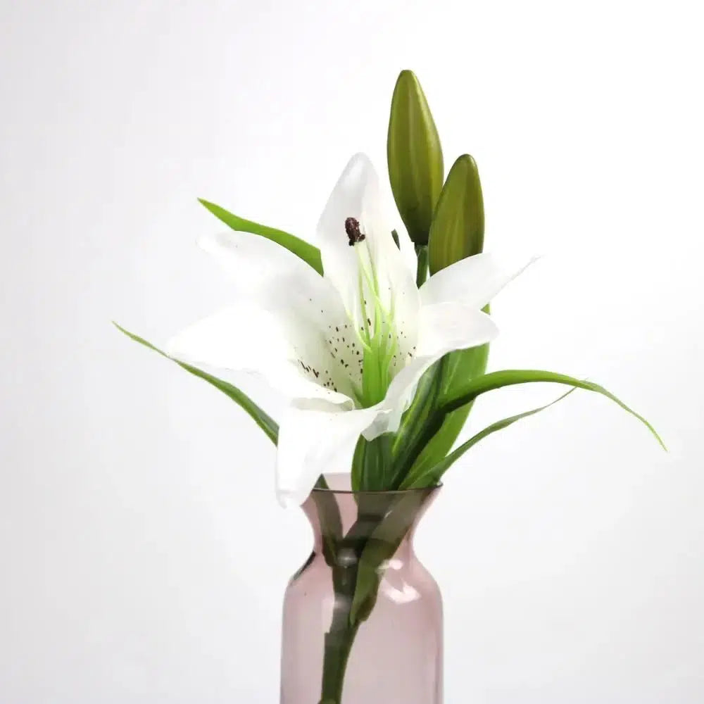 3 Heads Real Touch Artificial lily Flowers Wedding  