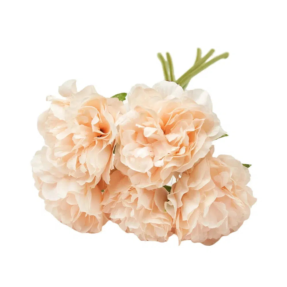 5 pcs Silk Artificial Peony Bouquet  