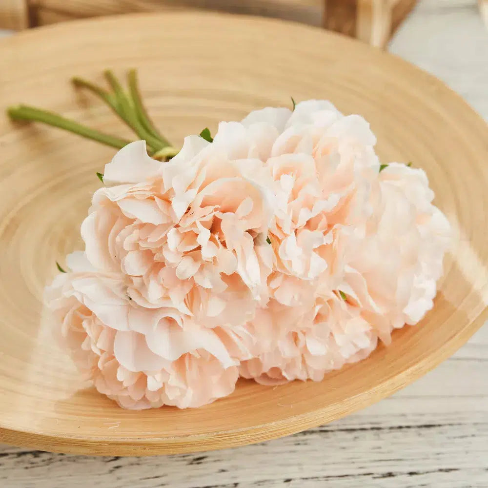 5 pcs Silk Artificial Peony Bouquet  