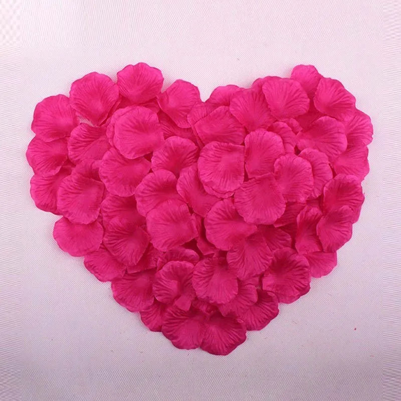 5000 piece/lot 5*5cm Romantic silk Rose petals  