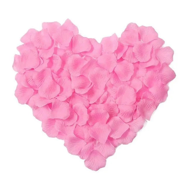 5000 piece/lot 5*5cm Romantic silk Rose petals  