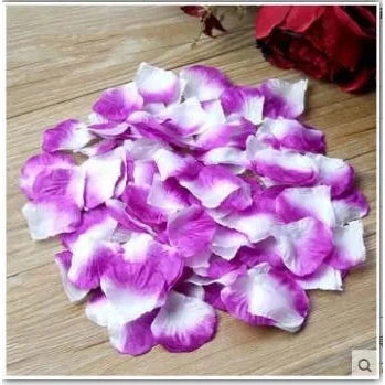 5000 piece/lot 5*5cm Romantic silk Rose petals  