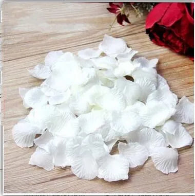 5000 piece/lot 5*5cm Romantic silk Rose petals  