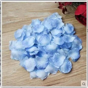 5000 piece/lot 5*5cm Romantic silk Rose petals  