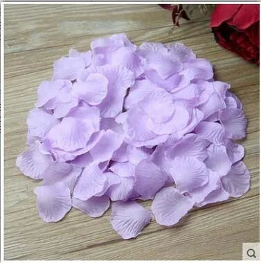 5000 piece/lot 5*5cm Romantic silk Rose petals  