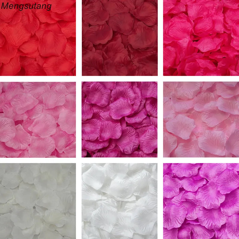 500pcs/Lot Silk Rose Petals for Wedding Artificial Flower  