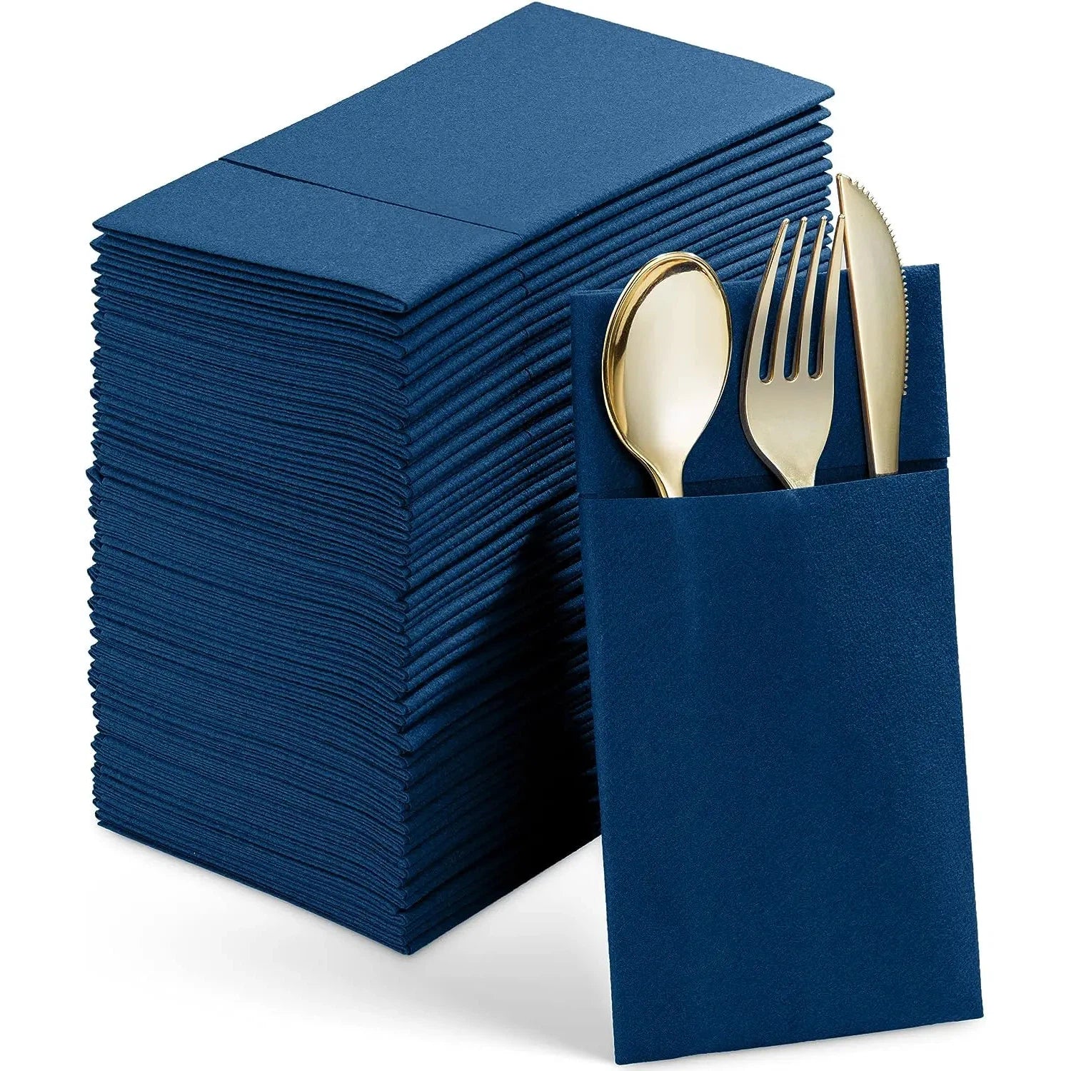 50PCS Disposable Linen-Feel Dinner Napkins  