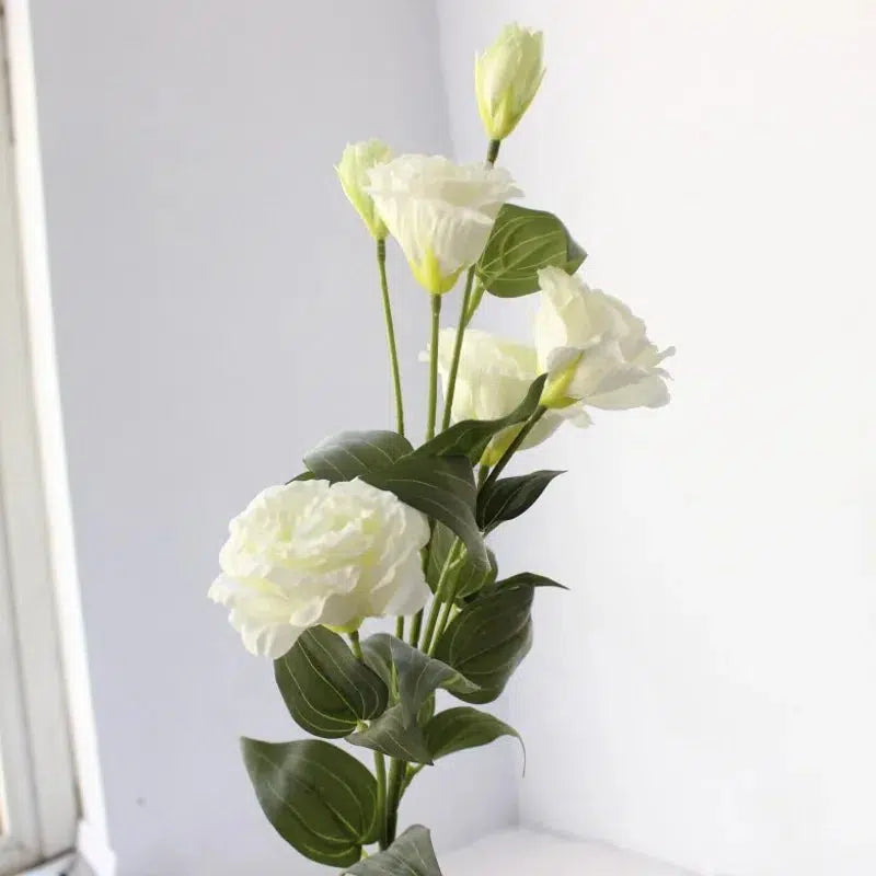 6 Heads/Bouquet Eustoma Artificial Silk Flowers  