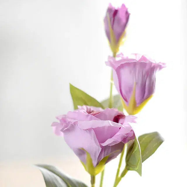 6 Heads/Bouquet Eustoma Artificial Silk Flowers  