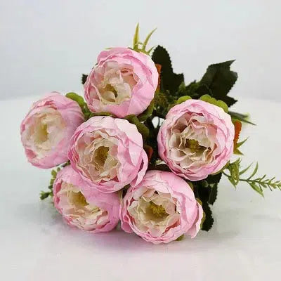 Bouquet Peonies Artificial Flowers Silk Peonies Bouquet  