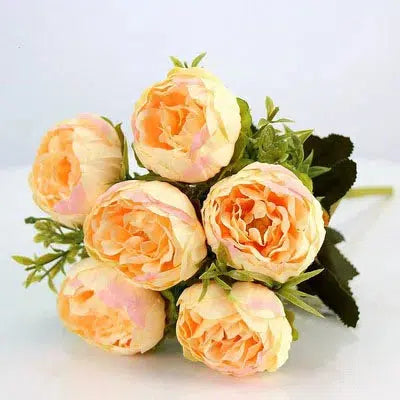 Bouquet Peonies Artificial Flowers Silk Peonies Bouquet  