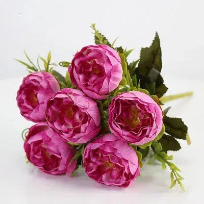 Bouquet Peonies Artificial Flowers Silk Peonies Bouquet  