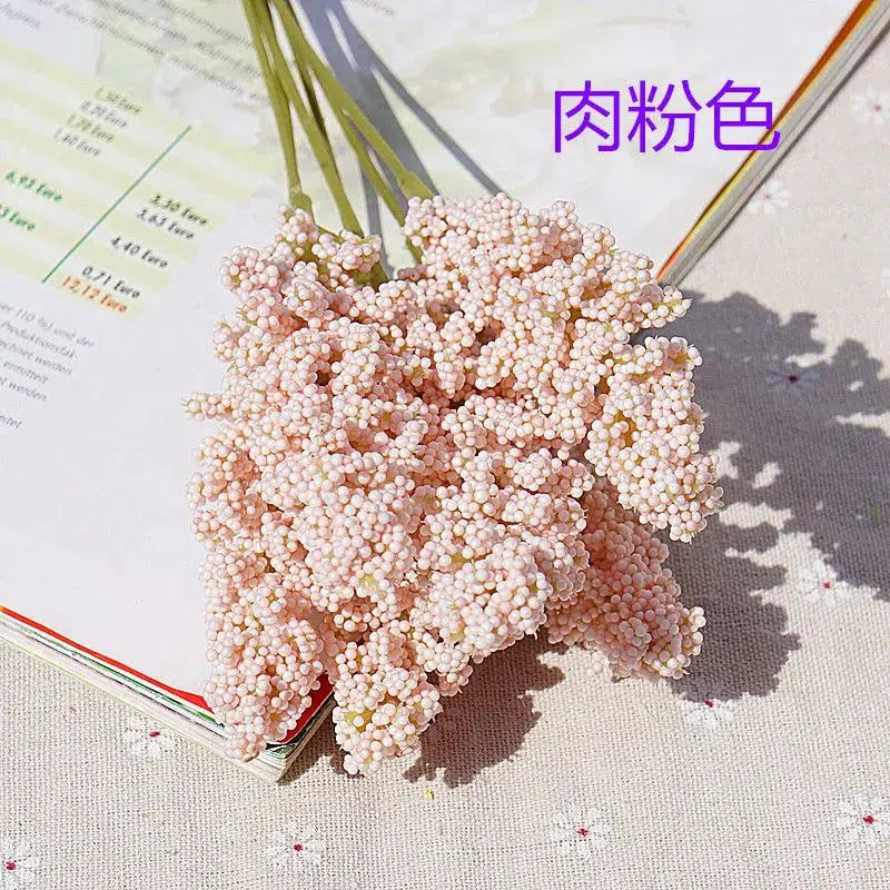 6 Pieces /Bundle PE Lavender Artificial Flower  