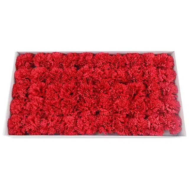 6*5CM Head/15PCS Preserved Carnations Heads Artificial  