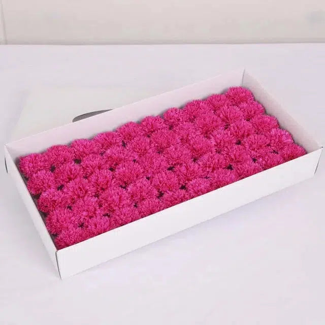 6*5CM Head/15PCS Preserved Carnations Heads Artificial  