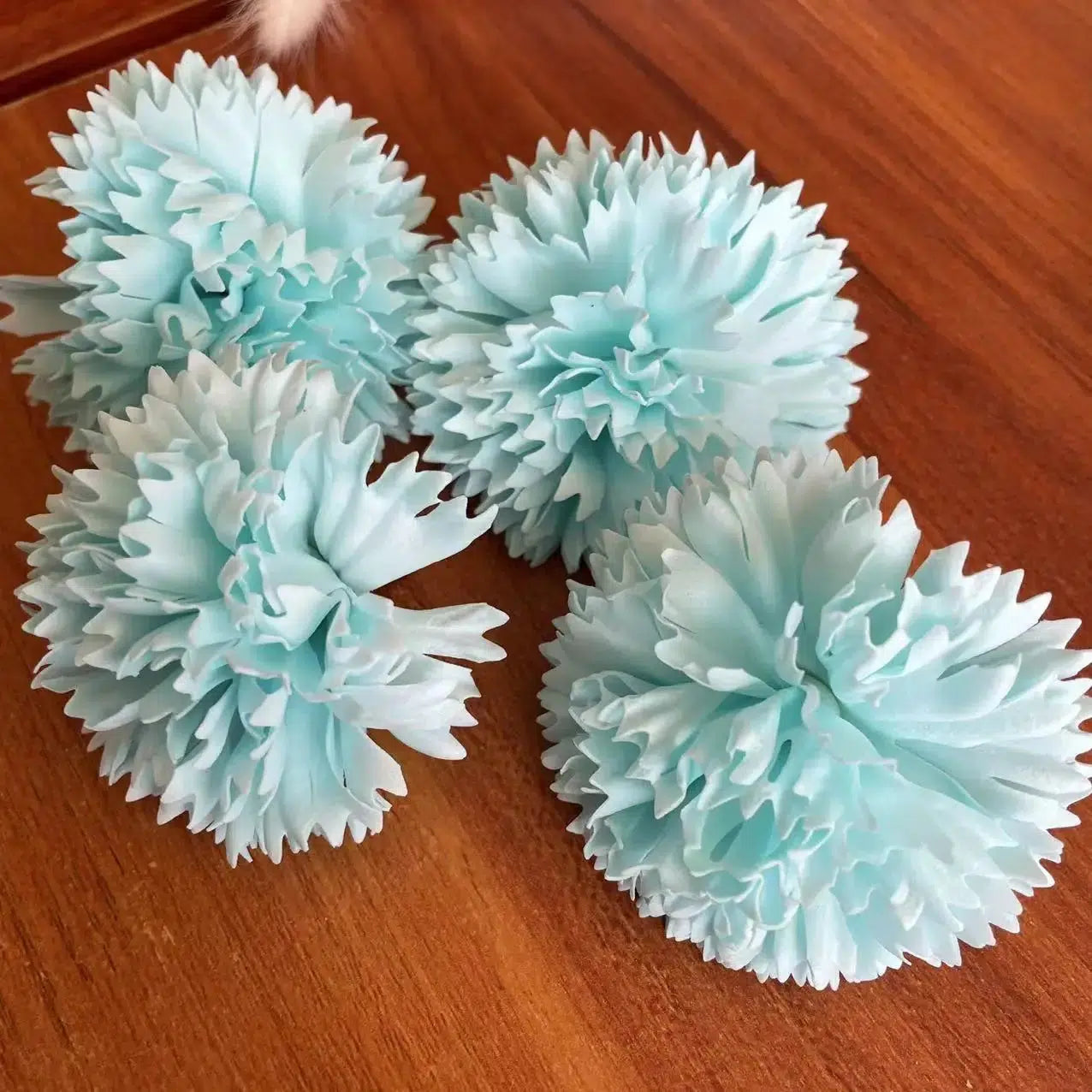 6*5CM Head/15PCS Preserved Carnations Heads Artificial  