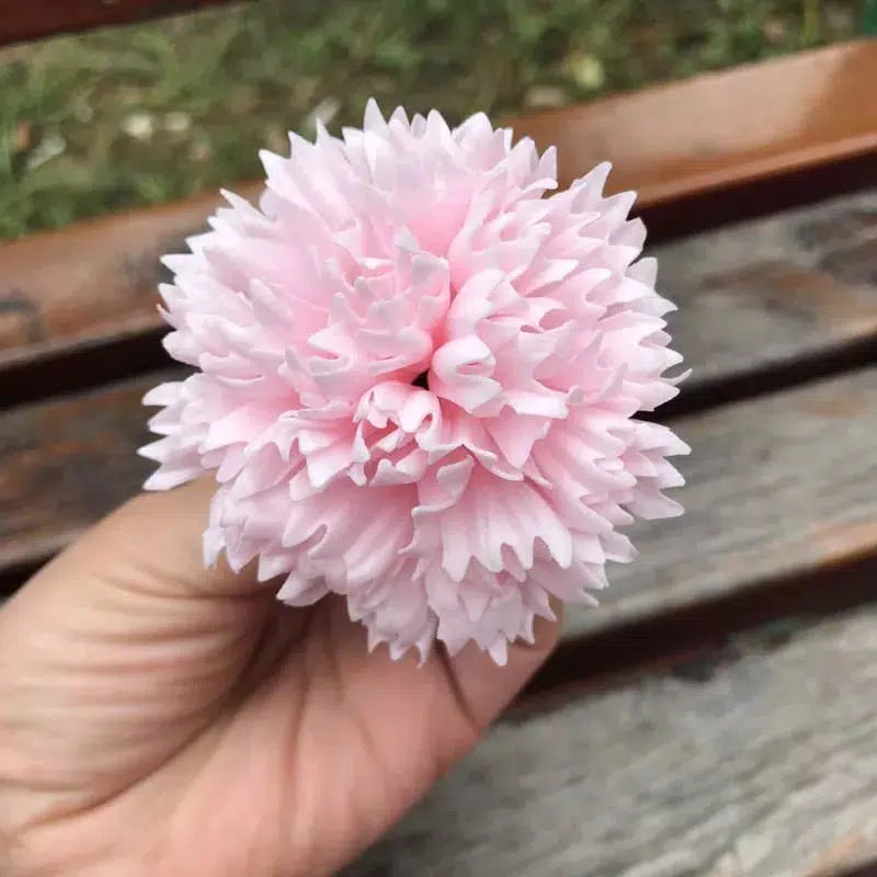 6*5CM Head/15PCS Preserved Carnations Heads Artificial  