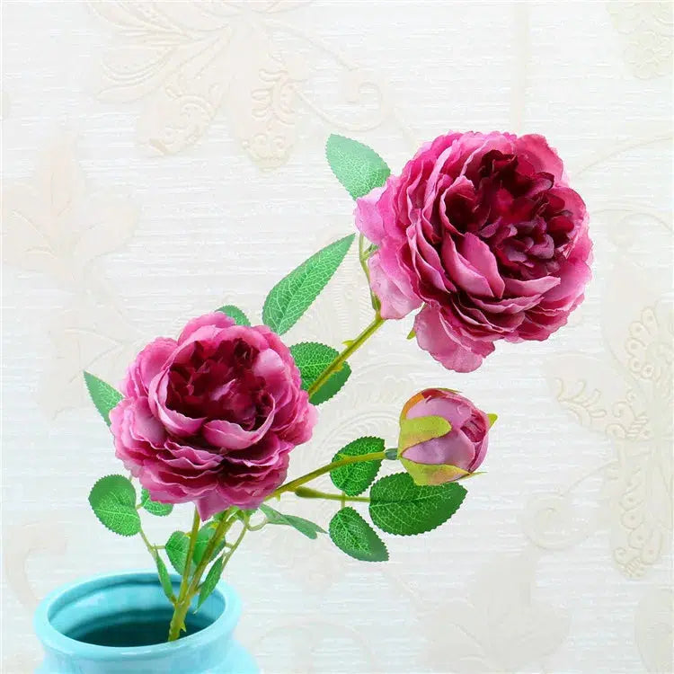 65cm Artificial Flower Peony Bouquet 3 Head  